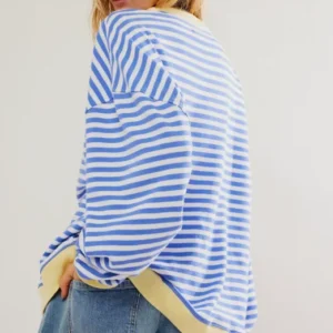 STRIPED OVERSIZED SWEATER – Mavelle