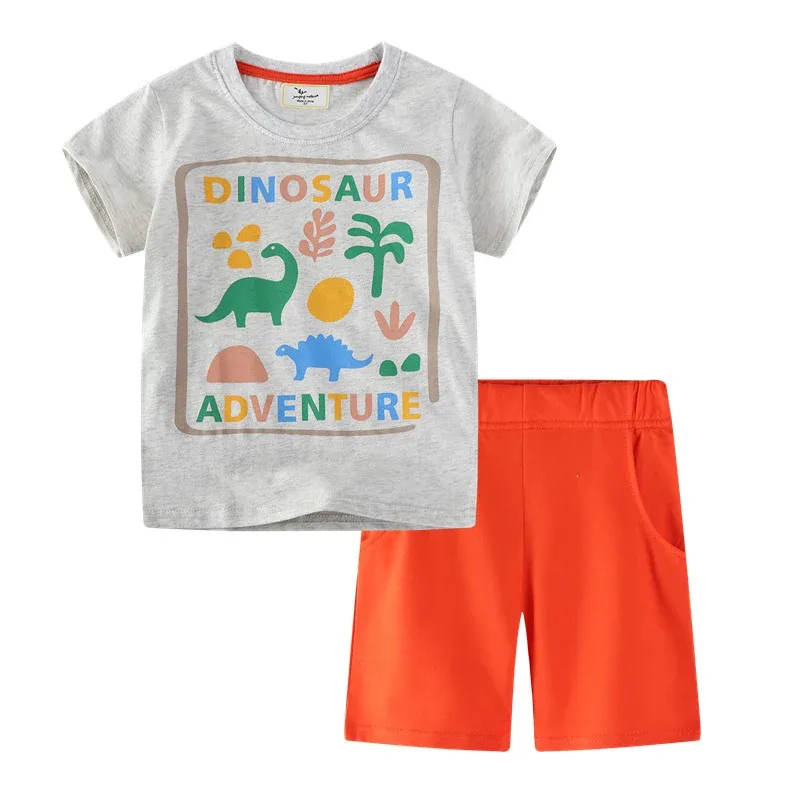 Kinder Kurzarm T-Shirt und Shorts Set